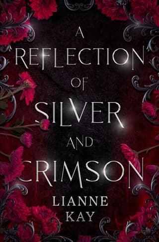 A Reflection of Silver and Crimson by LiAnne Kay