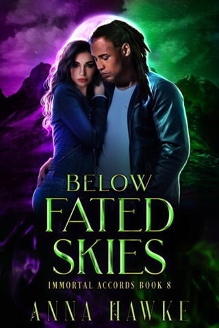 Below Fated Skies by Anna Hawke