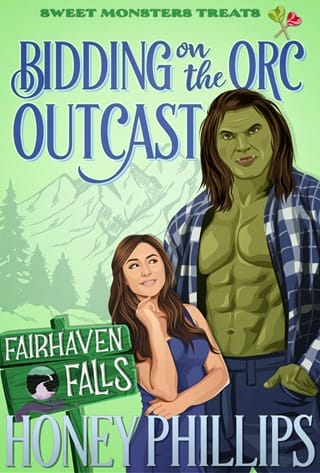 Bidding on the Orc Outcast by Honey Phillips