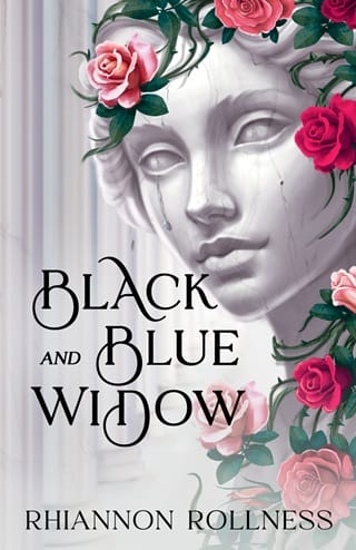 Black and Blue Widow by Rhiannon Rollness