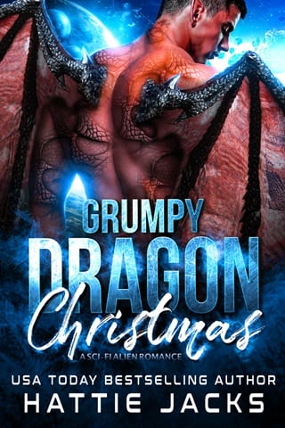 Grumpy Dragon Christmas by Hattie Jacks