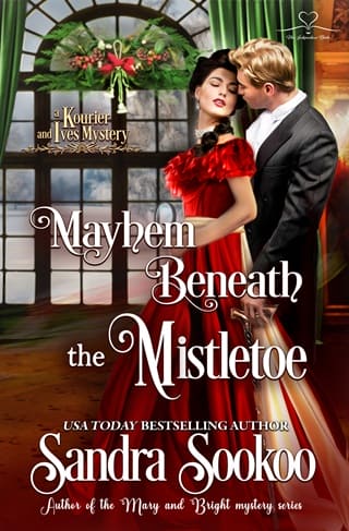 Mayhem Beneath the Mistletoe by Sandra Sookoo