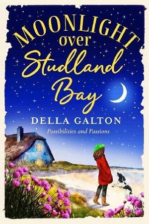 Moonlight Over Studland Bay by Della Galton