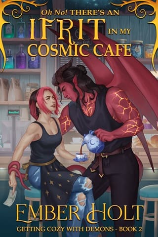Oh No! There’s an Ifrit in my Cosmic Cafe by Ember Holt