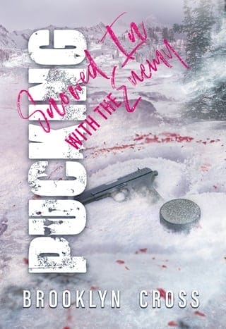 Pucking Snowed In with the Enemy by Brooklyn Cross