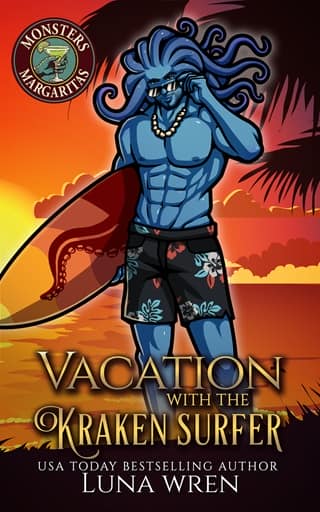 Vacation with the Kraken Surfer by Luna Wren