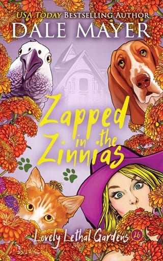 Zapped in the Zinnias by Dale Mayer